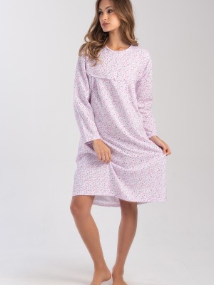 Woman Cotton Verenda Grandma Nightgown Woman Cotton Verenda Grandma Nightgown