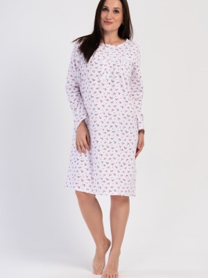 Woman Big Size Dena Cotton Grandma Nightgown Woman Big Size Dena Cotton Grandma Nightgown