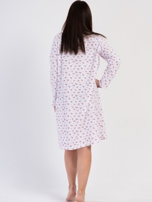 Woman Big Size Dena Cotton Grandma Nightgown Woman Big Size Dena Cotton Grandma Nightgown