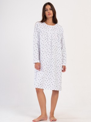 Woman Big Size Dena Cotton Grandma Nightgown Woman Big Size Dena Cotton Grandma Nightgown
