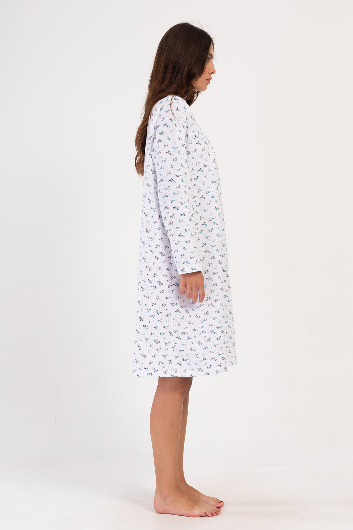 Woman Big Size Dena Cotton Grandma Nightgown Woman Big Size Dena Cotton Grandma Nightgown