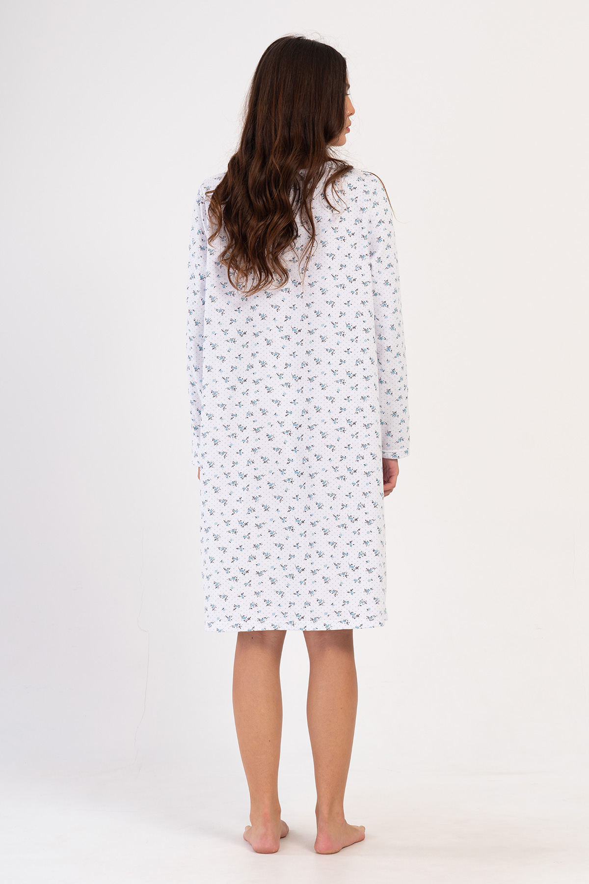 Woman Big Size Dena Cotton Grandma Nightgown Woman Big Size Dena Cotton Grandma Nightgown