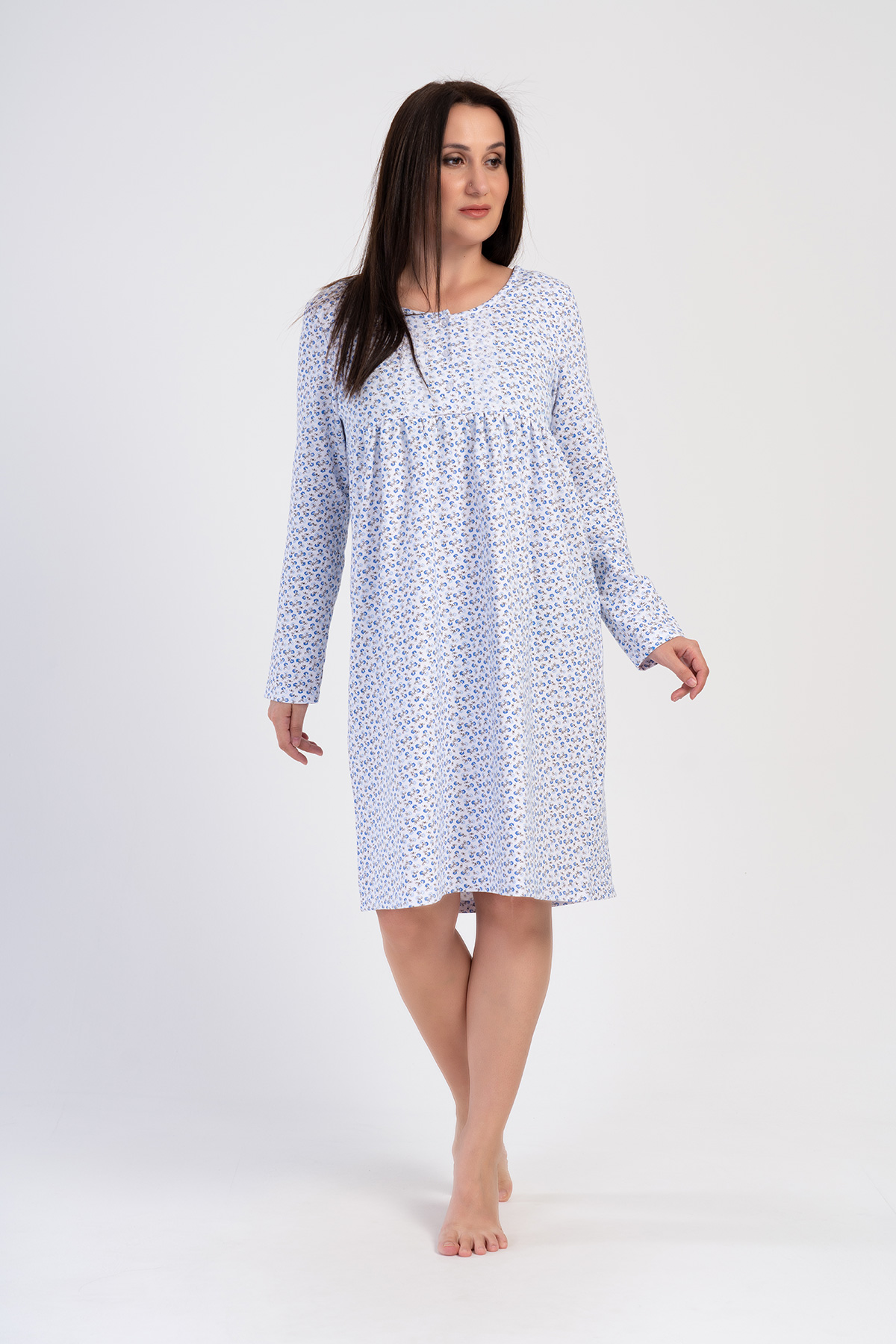 Woman Kaste Big Size Cotton Grandma Nightgown Woman Kaste Big Size Cotton Grandma Nightgown