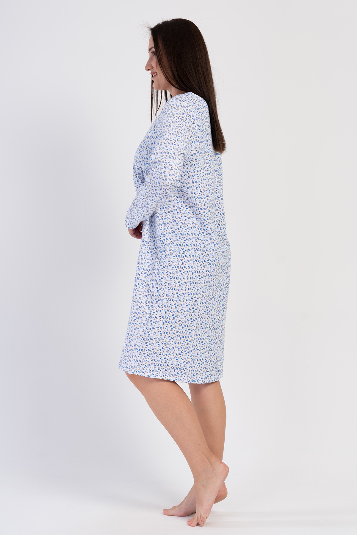 Woman Kaste Big Size Cotton Grandma Nightgown Woman Kaste Big Size Cotton Grandma Nightgown