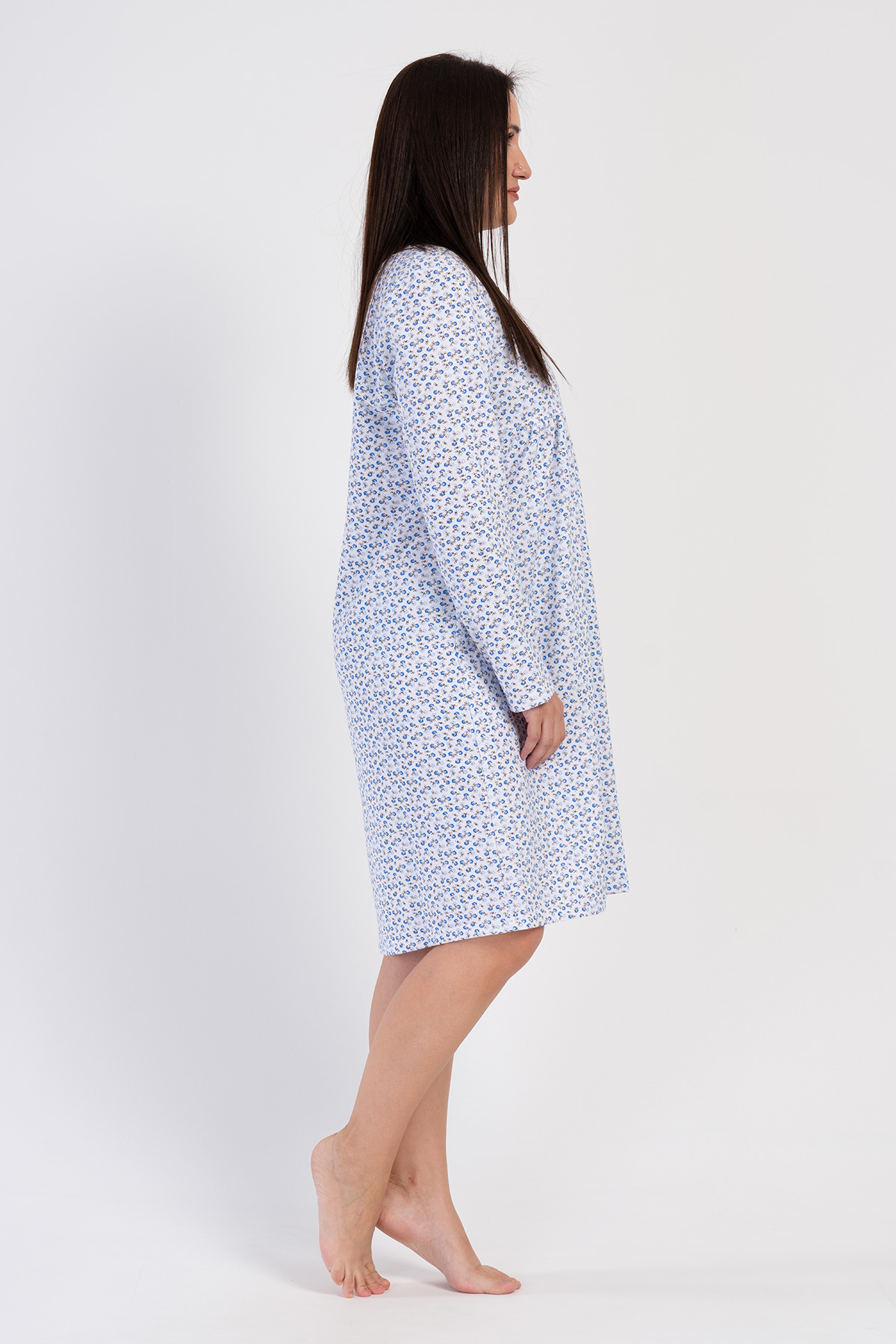 Woman Kaste Big Size Cotton Grandma Nightgown Woman Kaste Big Size Cotton Grandma Nightgown