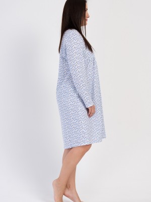 Woman Kaste Big Size Cotton Grandma Nightgown Woman Kaste Big Size Cotton Grandma Nightgown