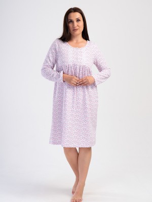 Woman Kaste Big Size Cotton Grandma Nightgown Woman Kaste Big Size Cotton Grandma Nightgown