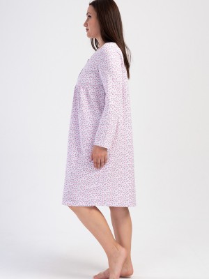 Woman Kaste Big Size Cotton Grandma Nightgown Woman Kaste Big Size Cotton Grandma Nightgown