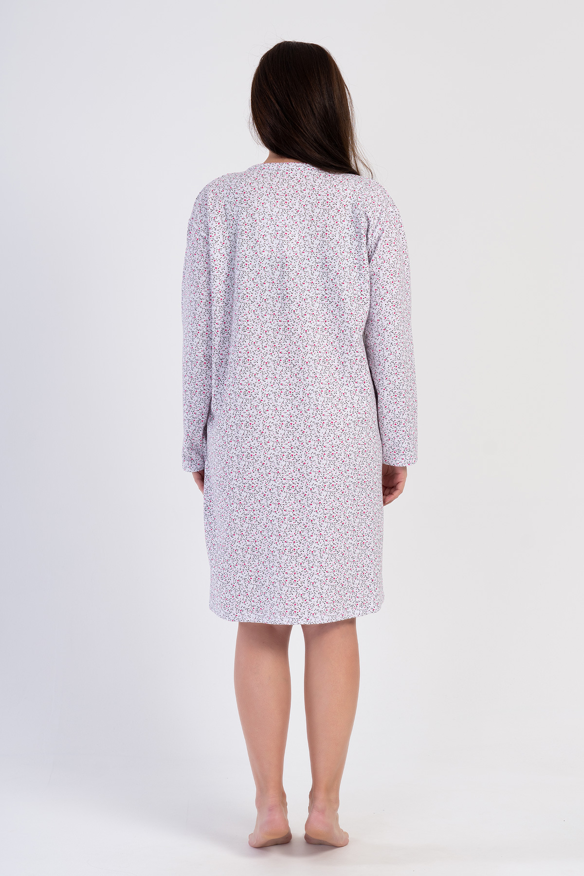 Woman Senta Big Size Cotton Grandma Nightgown Woman Senta Big Size Cotton Grandma Nightgown