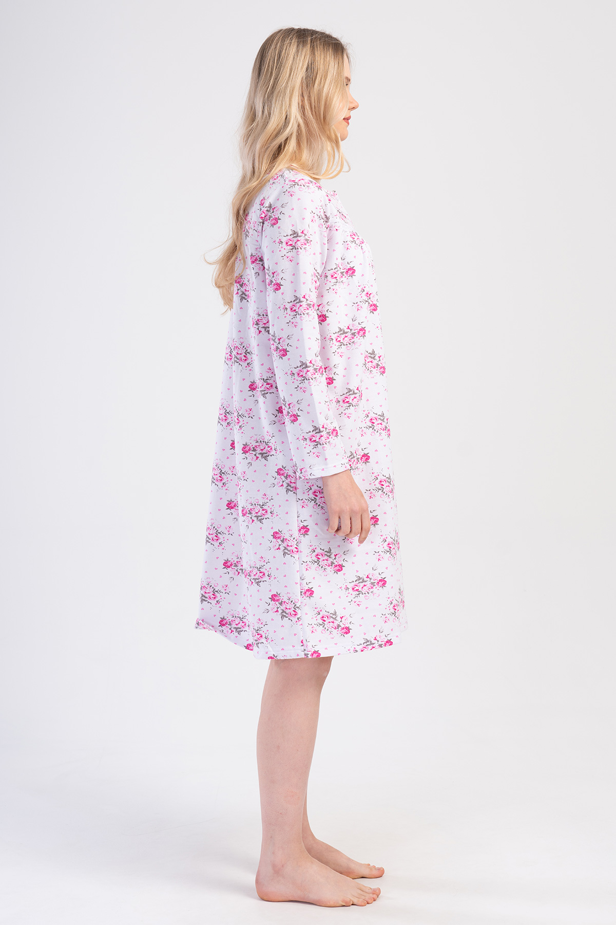 Woman Testa Cotton Grandma Nightgown Woman Testa Cotton Grandma Nightgown
