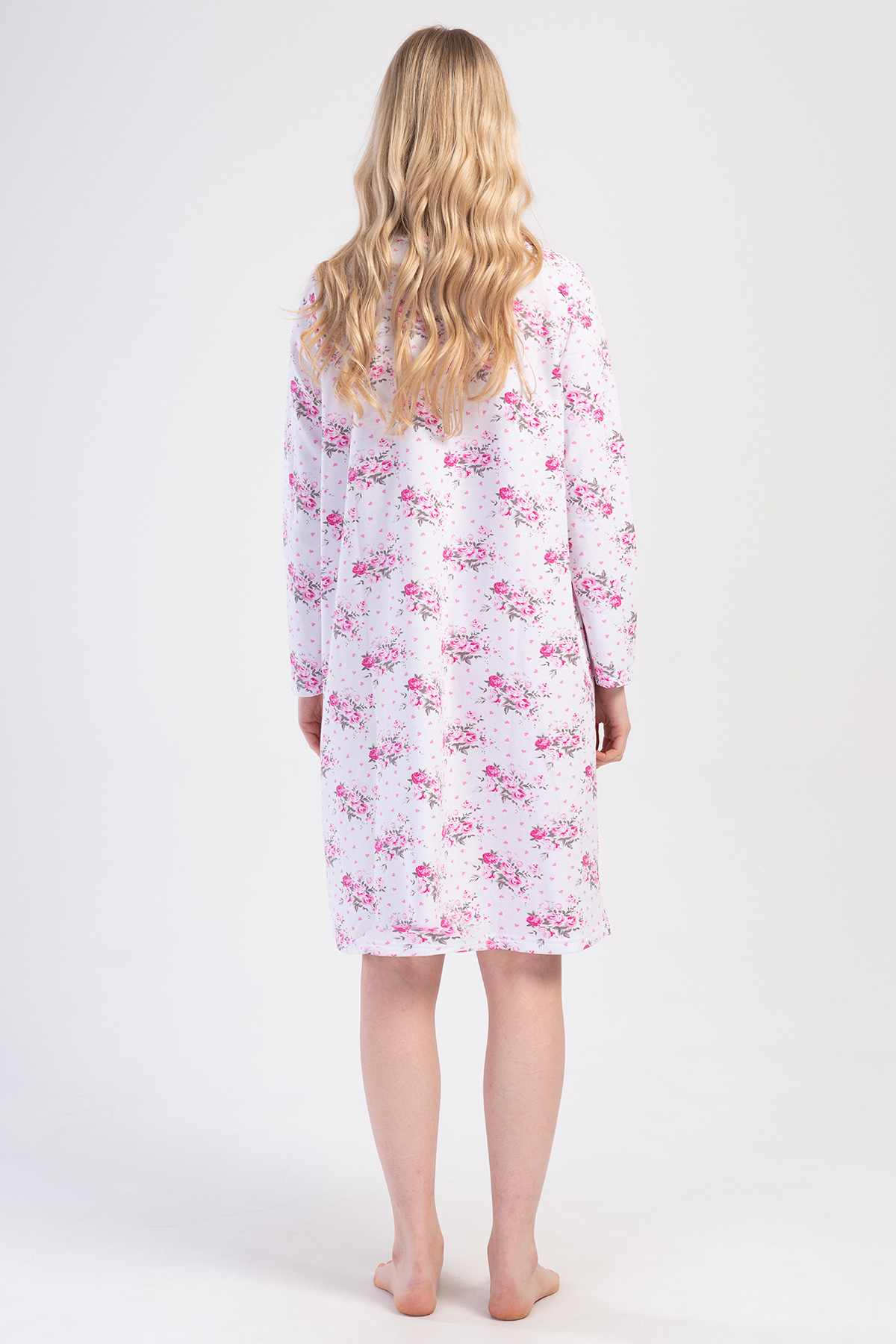 Woman Testa Cotton Grandma Nightgown Woman Testa Cotton Grandma Nightgown