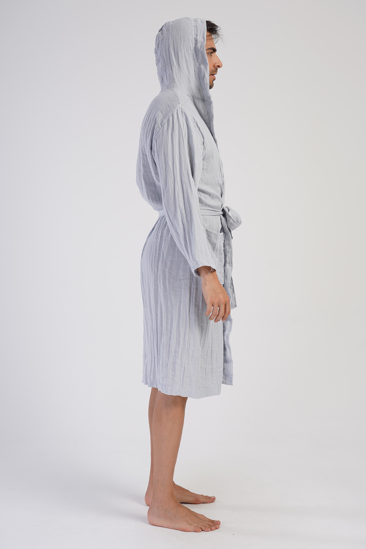 Woman Muslin Dega Bathrobe Woman Muslin Dega Bathrobe