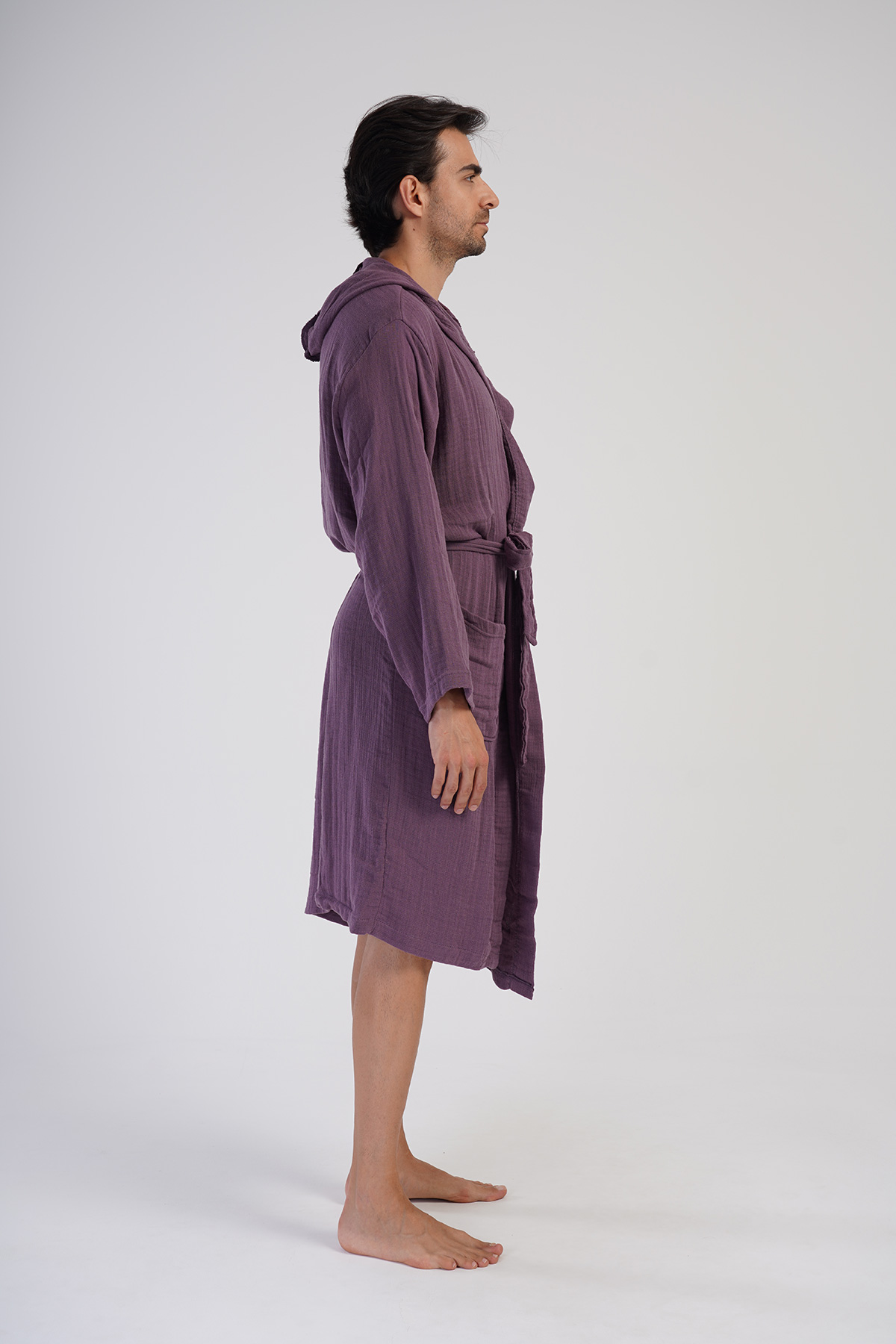 Woman Muslin Dega Bathrobe Woman Muslin Dega Bathrobe