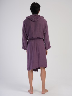 Woman Muslin Dega Bathrobe Woman Muslin Dega Bathrobe