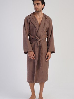 Woman Muslin Dega Bathrobe Woman Muslin Dega Bathrobe