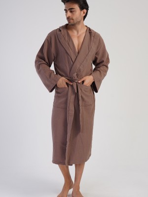 Woman Muslin Dega Bathrobe Woman Muslin Dega Bathrobe