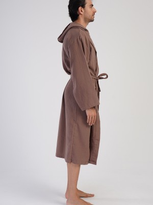 Woman Muslin Dega Bathrobe Woman Muslin Dega Bathrobe