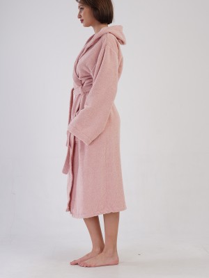 Woman Bukle Nare Hoodie Detail Bathrobe Woman Bukle Nare Hoodie Detail Bathrobe