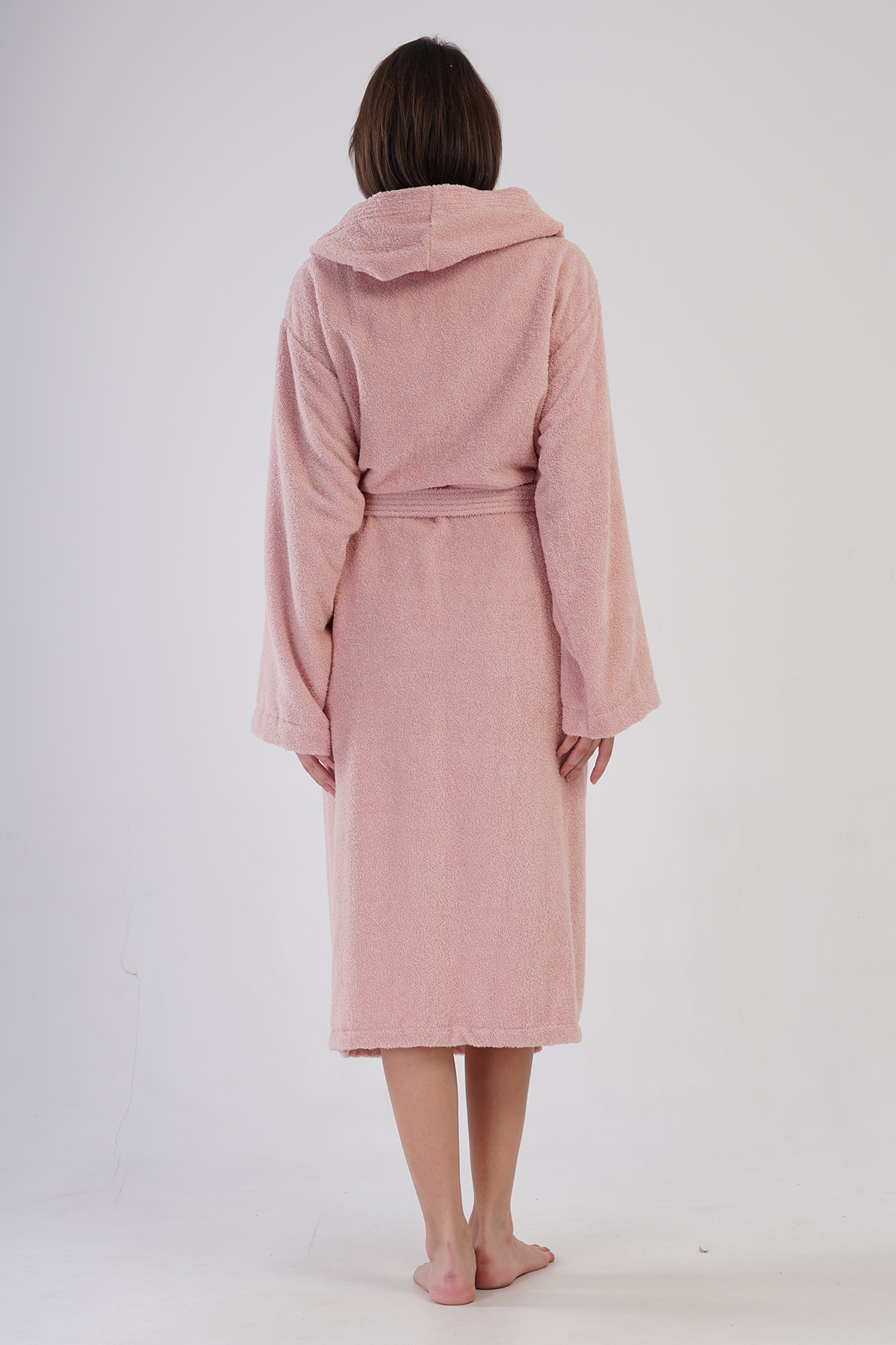 Woman Bukle Nare Hoodie Detail Bathrobe Woman Bukle Nare Hoodie Detail Bathrobe