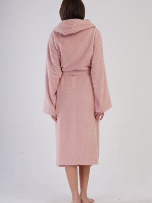 Woman Bukle Nare Hoodie Detail Bathrobe Woman Bukle Nare Hoodie Detail Bathrobe