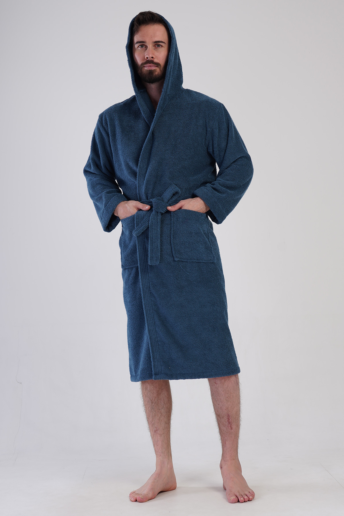 Man Bukle Emerald Hoodie Detail Bathrobe Man Bukle Emerald Hoodie Detail Bathrobe