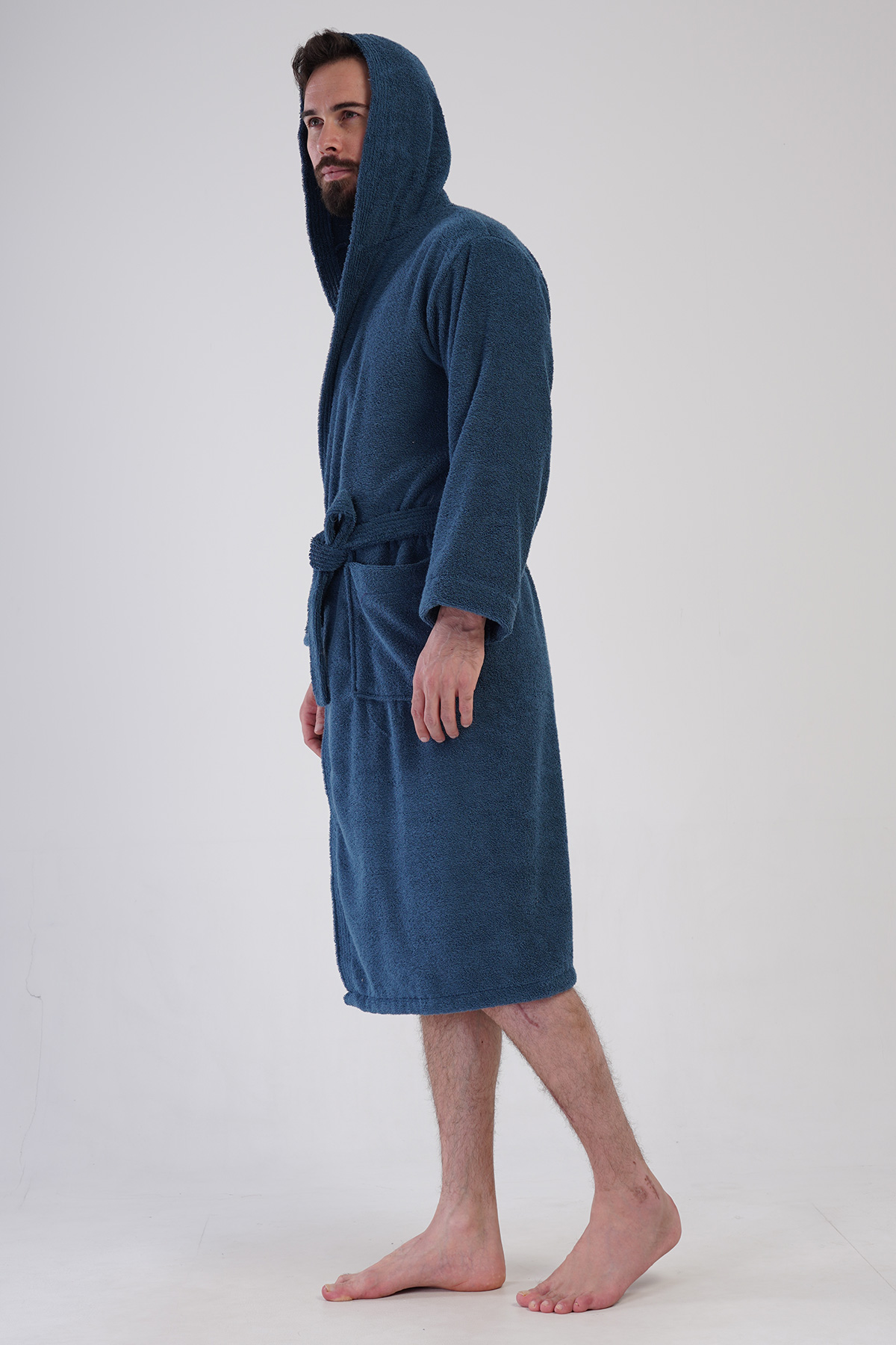 Man Bukle Emerald Hoodie Detail Bathrobe Man Bukle Emerald Hoodie Detail Bathrobe