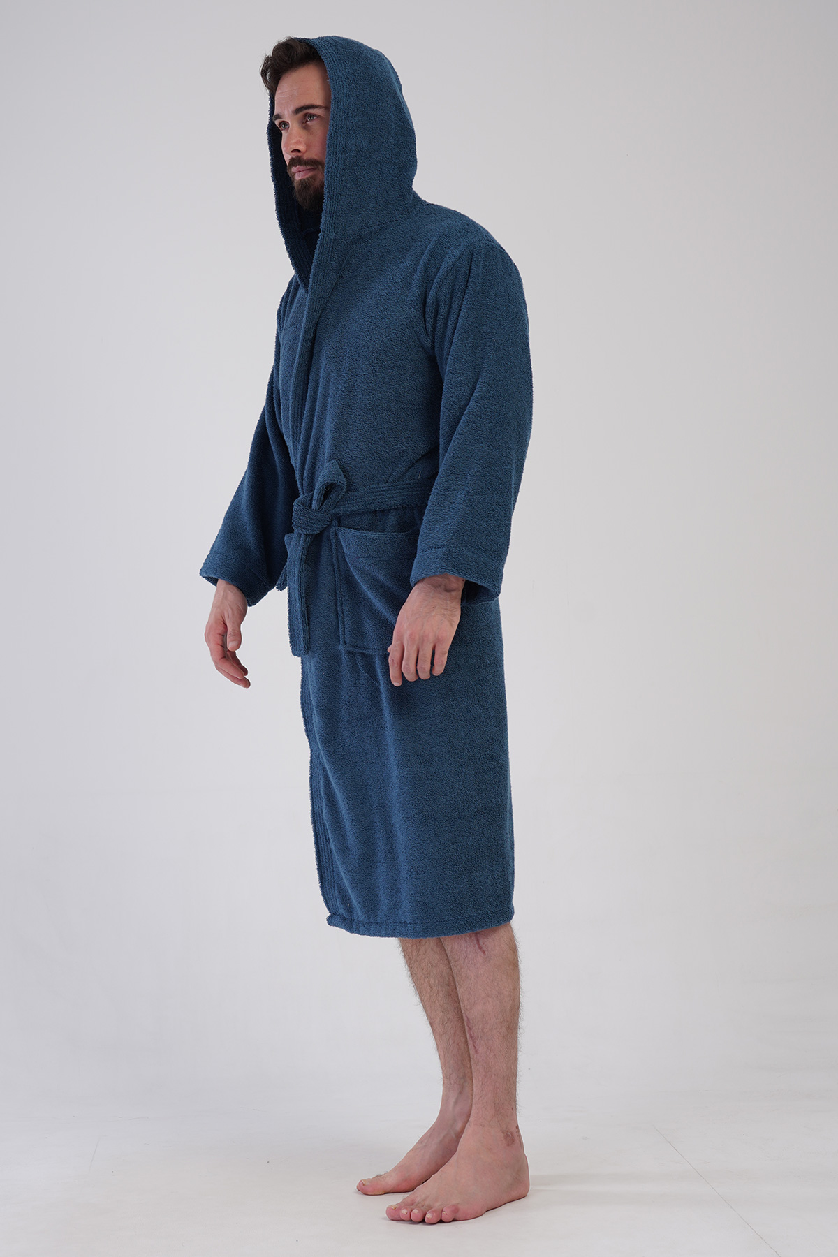 Man Bukle Emerald Hoodie Detail Bathrobe Man Bukle Emerald Hoodie Detail Bathrobe
