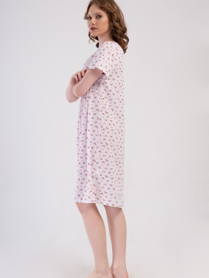 Woman Cotton Poca Grandma Nightgown Woman Cotton Poca Grandma Nightgown