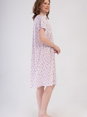 Woman Cotton Poca Grandma Nightgown Woman Cotton Poca Grandma Nightgown