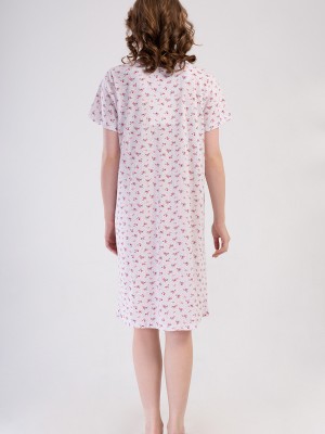 Woman Cotton Poca Grandma Nightgown Woman Cotton Poca Grandma Nightgown