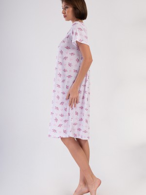 Woman Cotton Pavin Grandma Nightgown Woman Cotton Pavin Grandma Nightgown