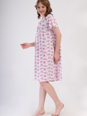 Woman Cotton Anna Grandma Nightgown Woman Cotton Anna Grandma Nightgown