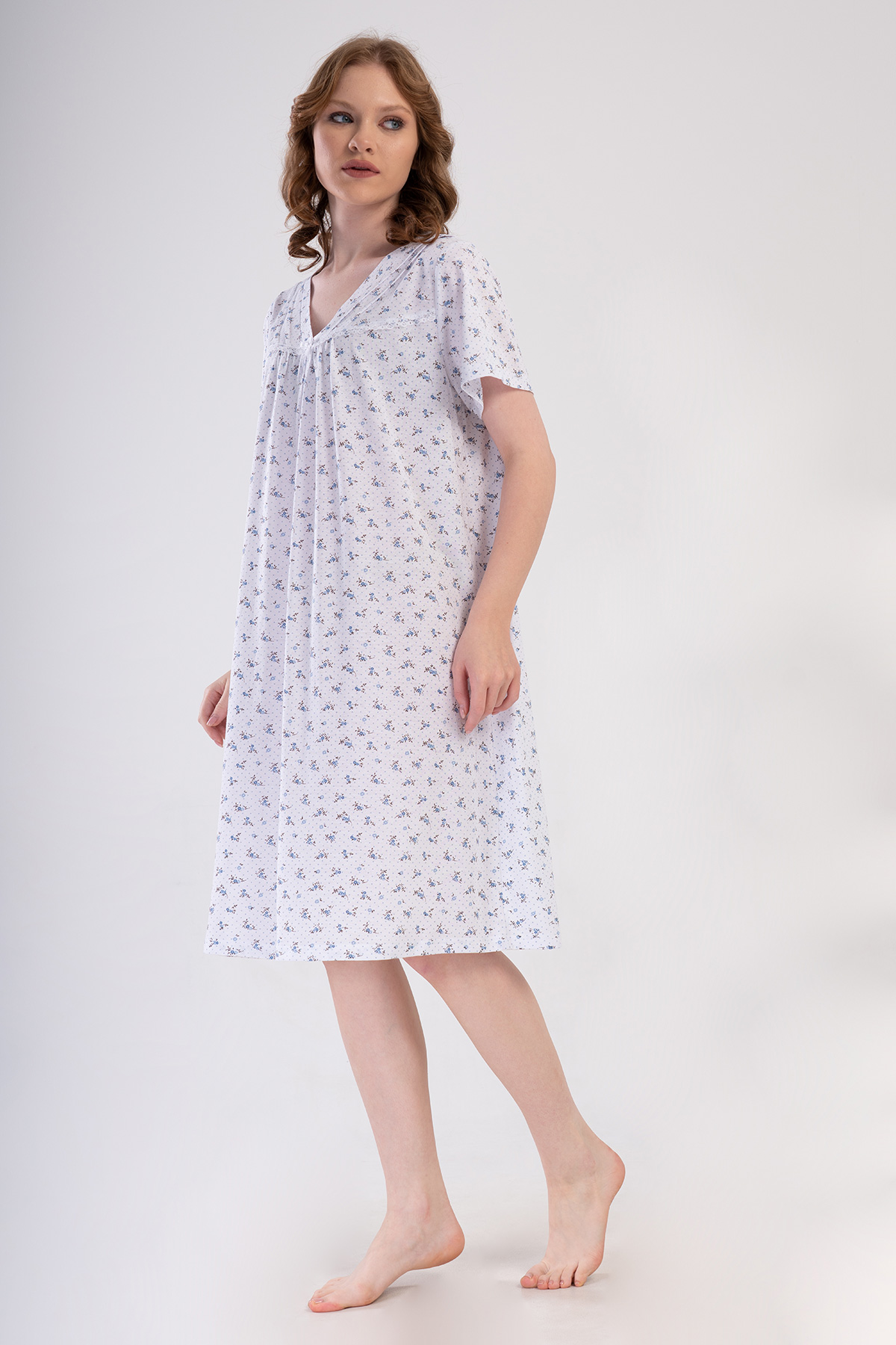 Woman Cotton Big Size Aore Grandma Nightgown Woman Cotton Big Size Aore Grandma Nightgown