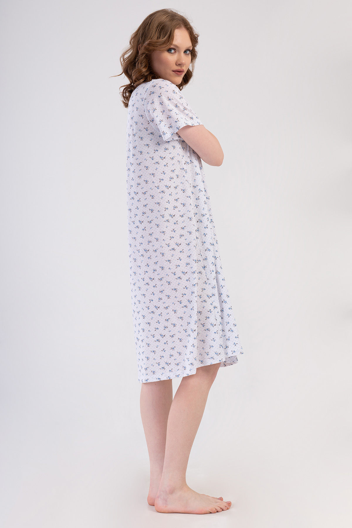 Woman Cotton Big Size Aore Grandma Nightgown Woman Cotton Big Size Aore Grandma Nightgown