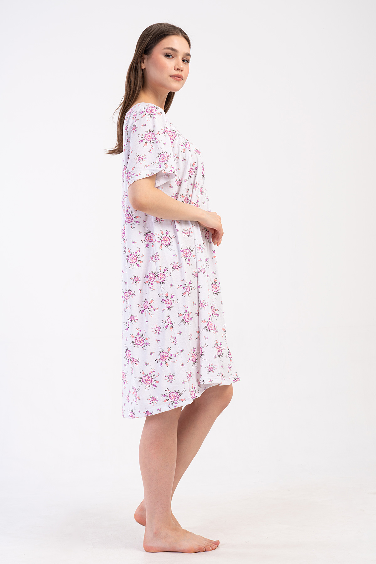 Woman Cotton Big Size Avore Grandma Nightgown Woman Cotton Big Size Avore Grandma Nightgown