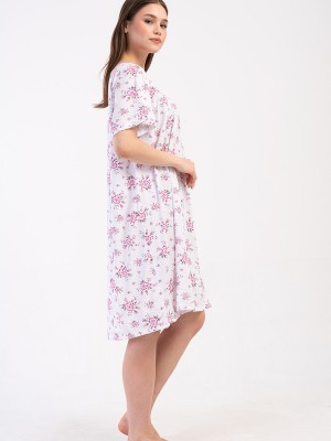 Woman Cotton Big Size Avore Grandma Nightgown Woman Cotton Big Size Avore Grandma Nightgown