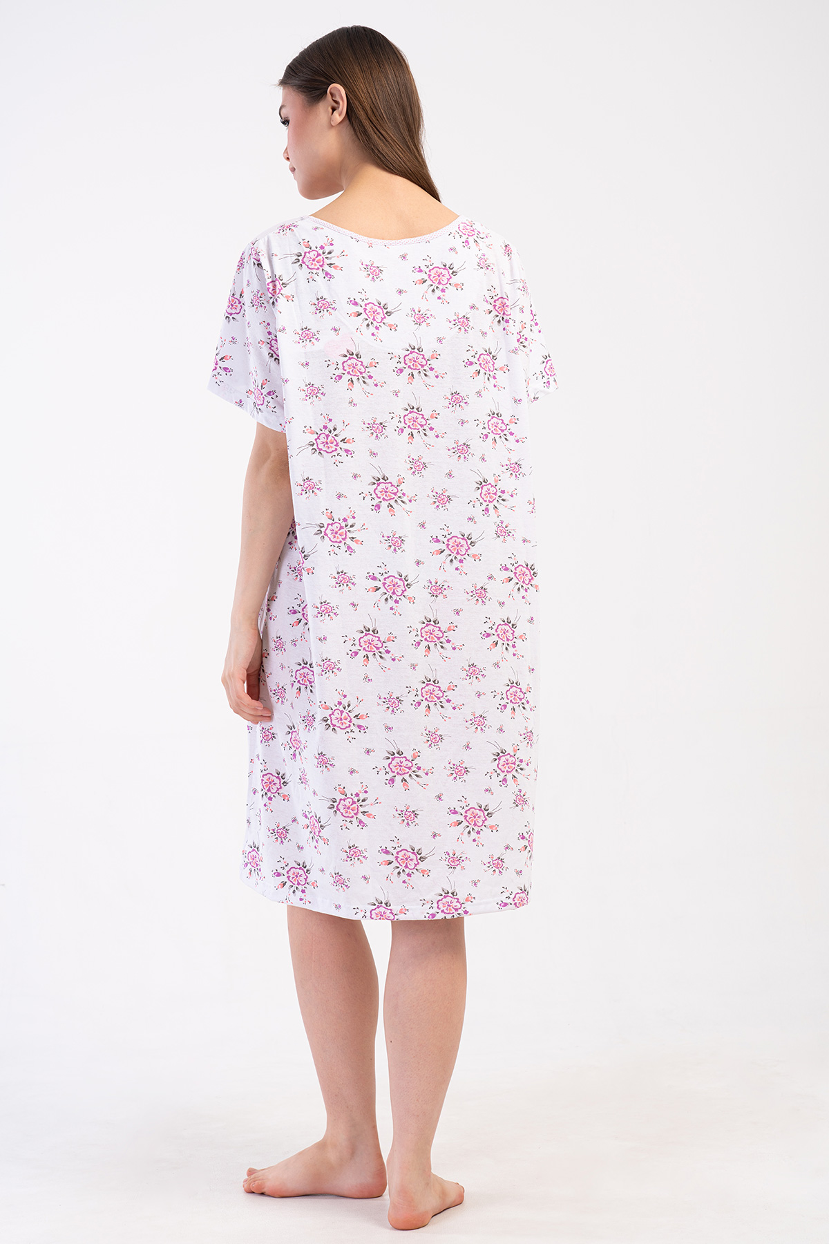 Woman Cotton Big Size Avore Grandma Nightgown Woman Cotton Big Size Avore Grandma Nightgown