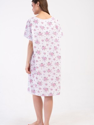 Woman Cotton Big Size Avore Grandma Nightgown Woman Cotton Big Size Avore Grandma Nightgown