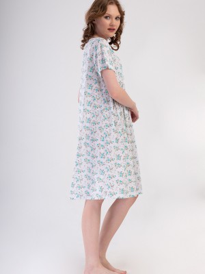 Woman Cotton Big Size Noyes Grandma Nightgown Woman Cotton Big Size Noyes Grandma Nightgown