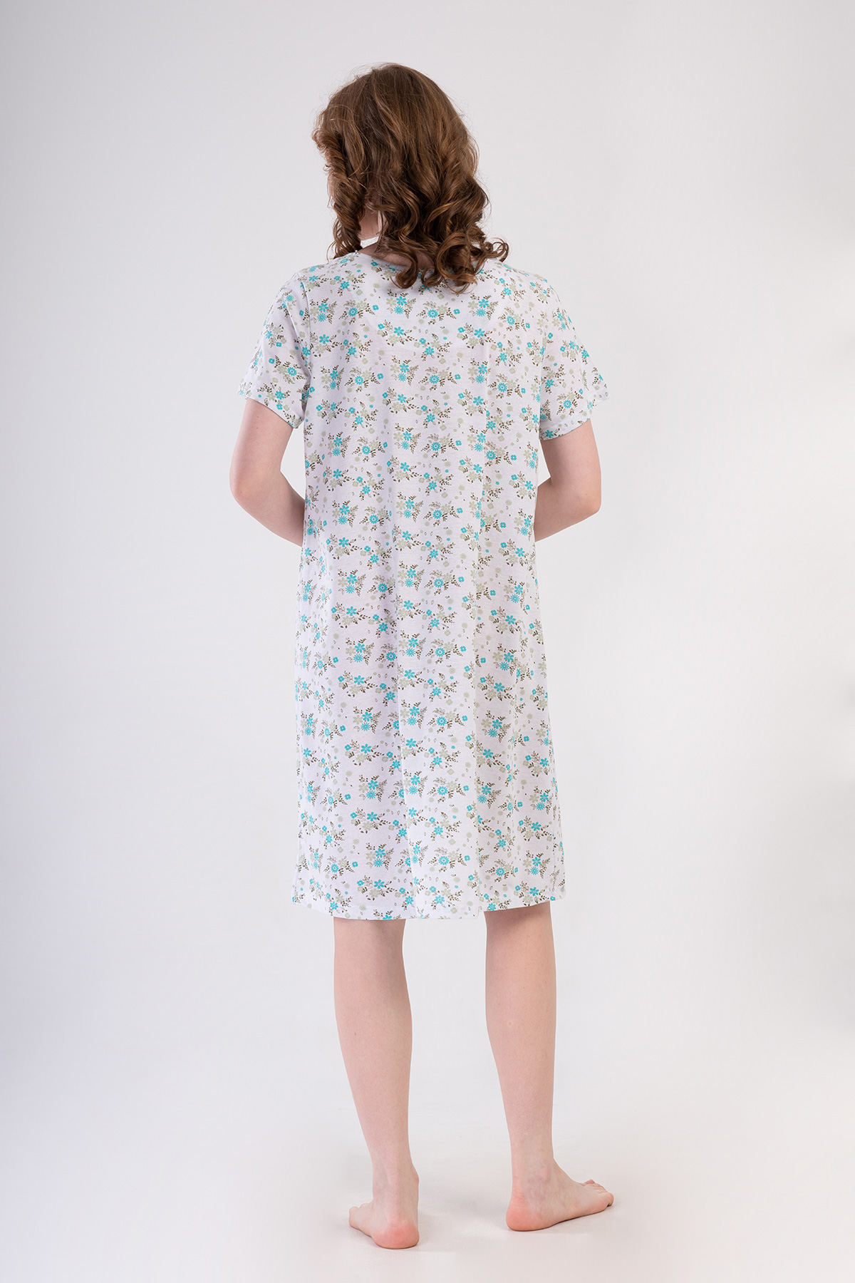 Woman Cotton Big Size Noyes Grandma Nightgown Woman Cotton Big Size Noyes Grandma Nightgown