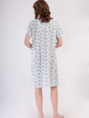 Woman Cotton Big Size Noyes Grandma Nightgown Woman Cotton Big Size Noyes Grandma Nightgown