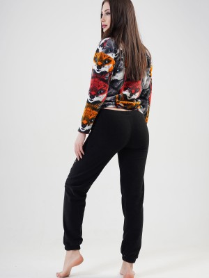 Woman Fleece Wolf Pyjama Set Woman Fleece Wolf Pyjama Set