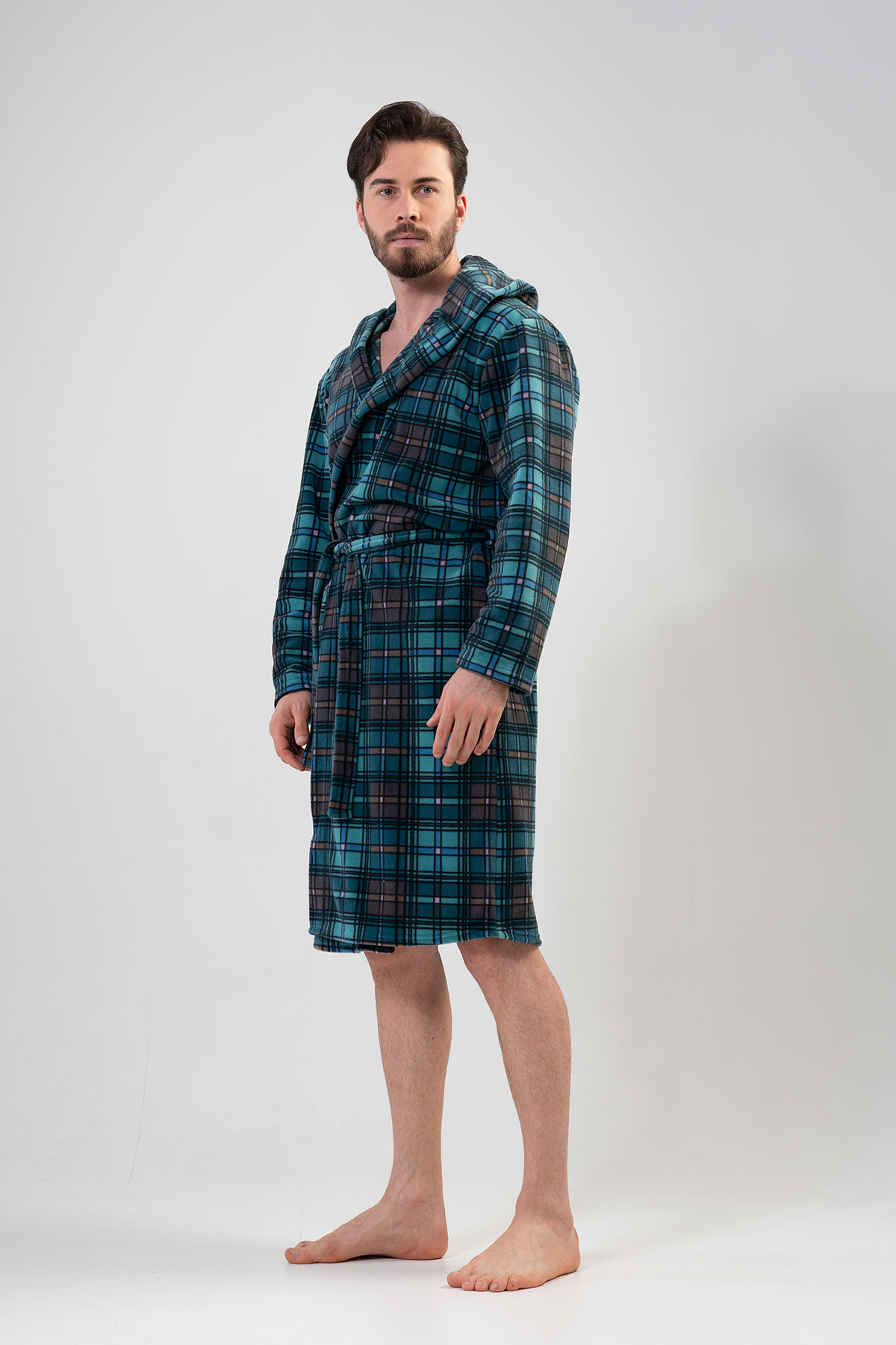 Man Silver Pine Dressing Gown Man Silver Pine Dressing Gown