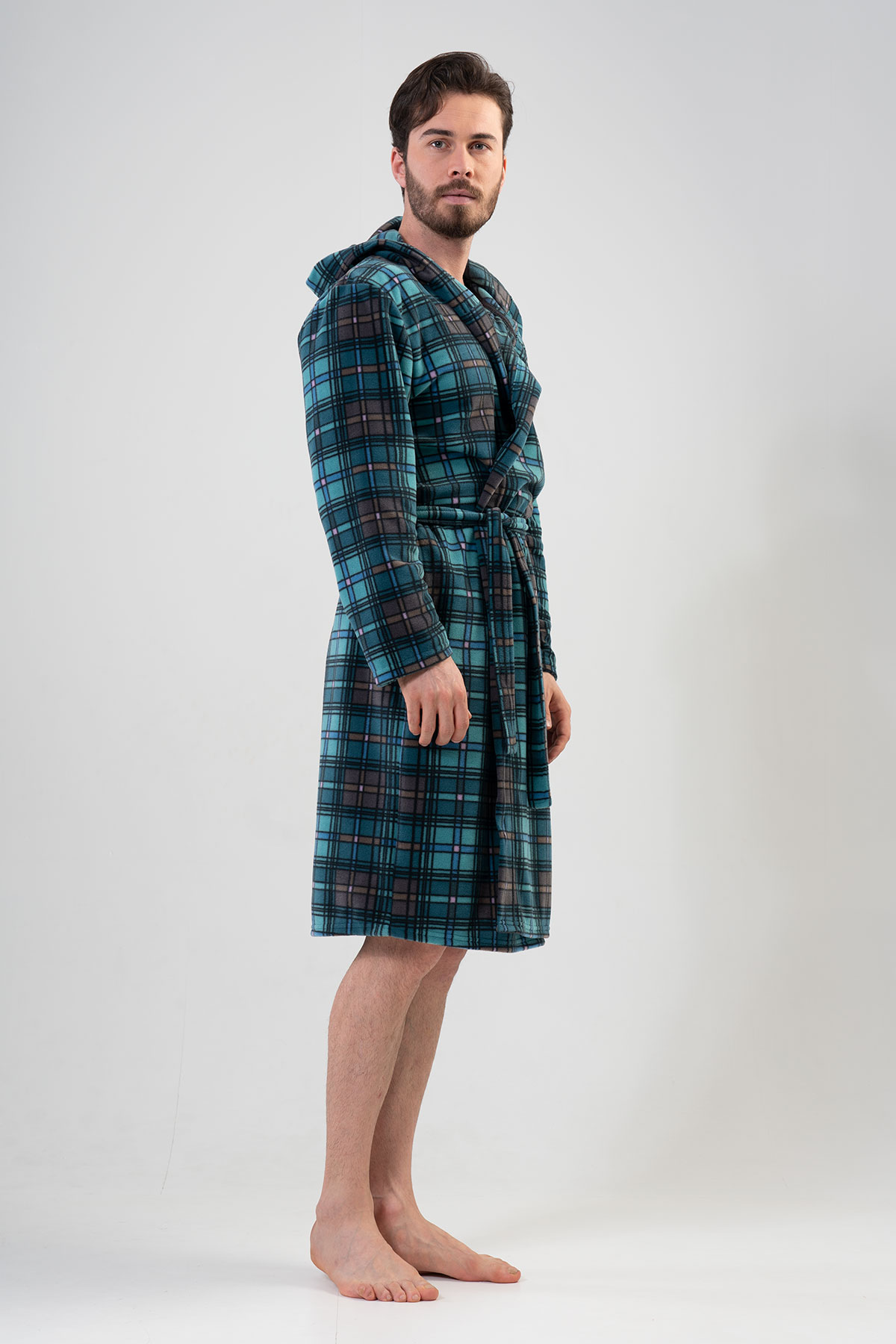 Man Silver Pine Dressing Gown Man Silver Pine Dressing Gown
