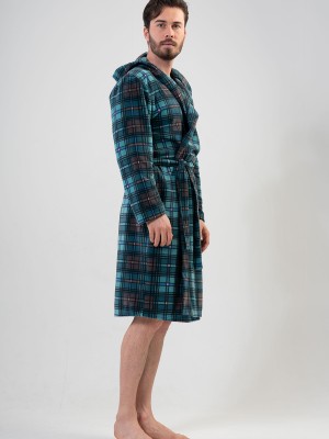 Man Silver Pine Dressing Gown Man Silver Pine Dressing Gown