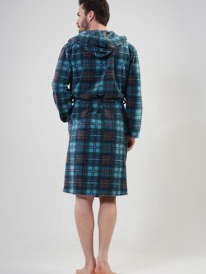 Man Silver Pine Dressing Gown Man Silver Pine Dressing Gown