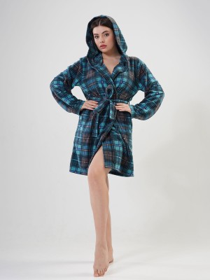 Woman Fleece Pine Dressing Gown Woman Fleece Pine Dressing Gown
