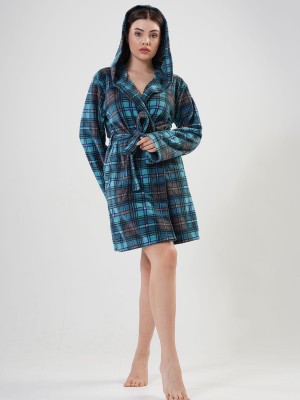 Woman Fleece Pine Dressing Gown Woman Fleece Pine Dressing Gown