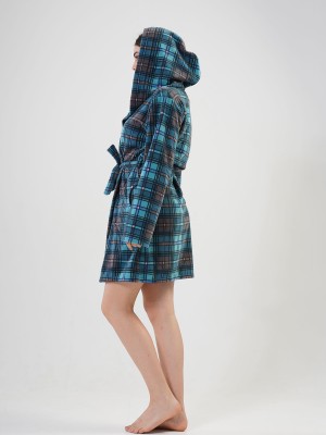Woman Fleece Pine Dressing Gown Woman Fleece Pine Dressing Gown