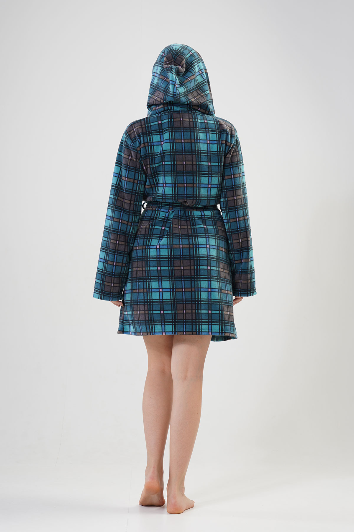 Woman Fleece Pine Dressing Gown Woman Fleece Pine Dressing Gown